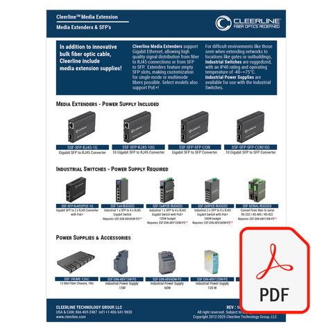 Cleerline Media Extension Overview Brochure