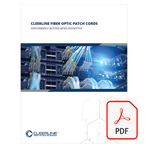 Cleerline Fiber Optic Patch Cord Brochure
