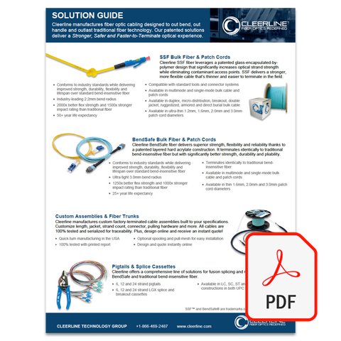 Cleerline Solution Guide Brochure