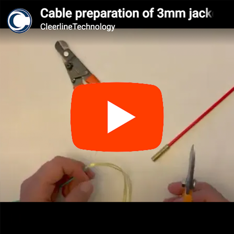 Preparing 3mm Jacketed Fiber for Installation