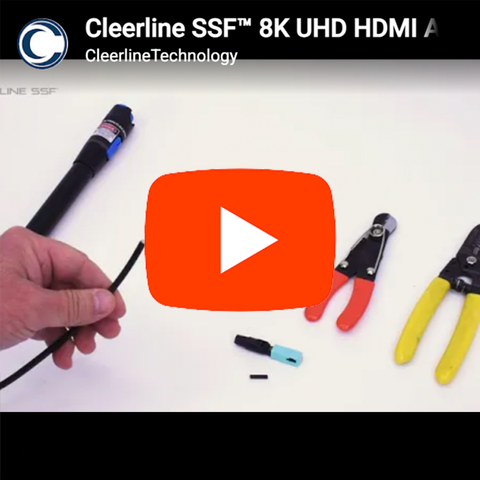Repurposing Cleerline HDMI AOC Cables with Fiber Connectors
