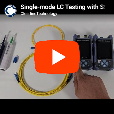 Testing Single-Mode LC Connections with the SSF-TKITP-500