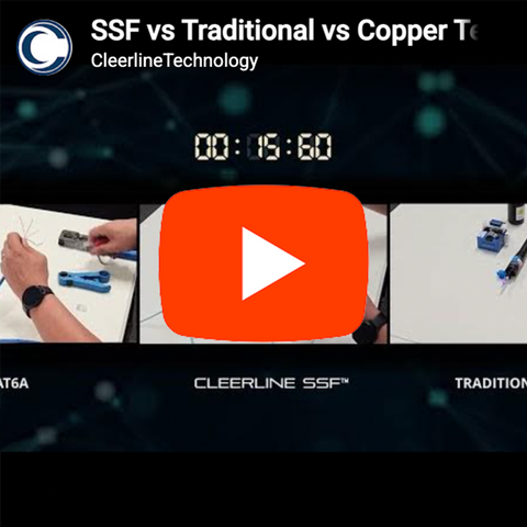 Termination Time Challenge: SSF vs Traditional Fiber vs Copper