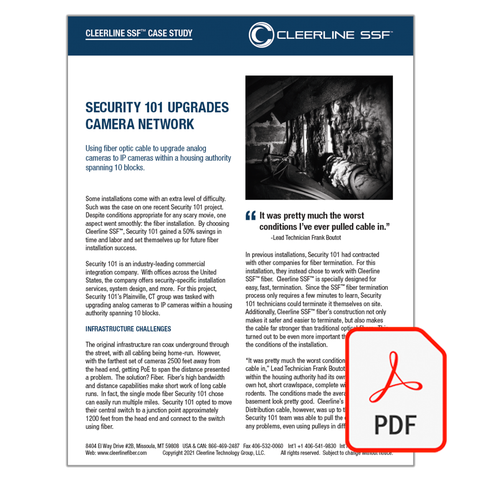 Case Study: Security 101 Upgrades Camera Network