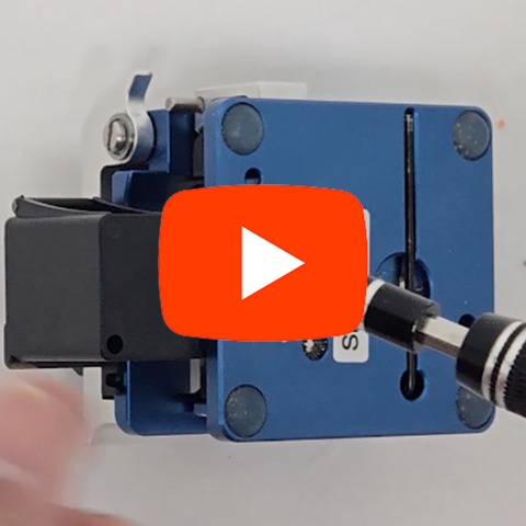 How to Adjust the SSF-02E-CLEAVER Precision Fiber Cleaver