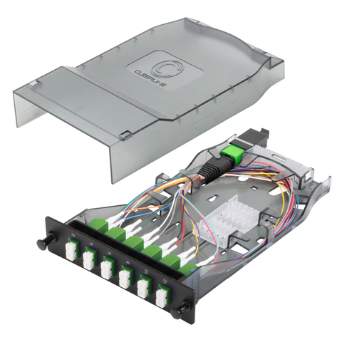 LGX Splice Cassette - 1x12 MPO/MTP APC to LC APC