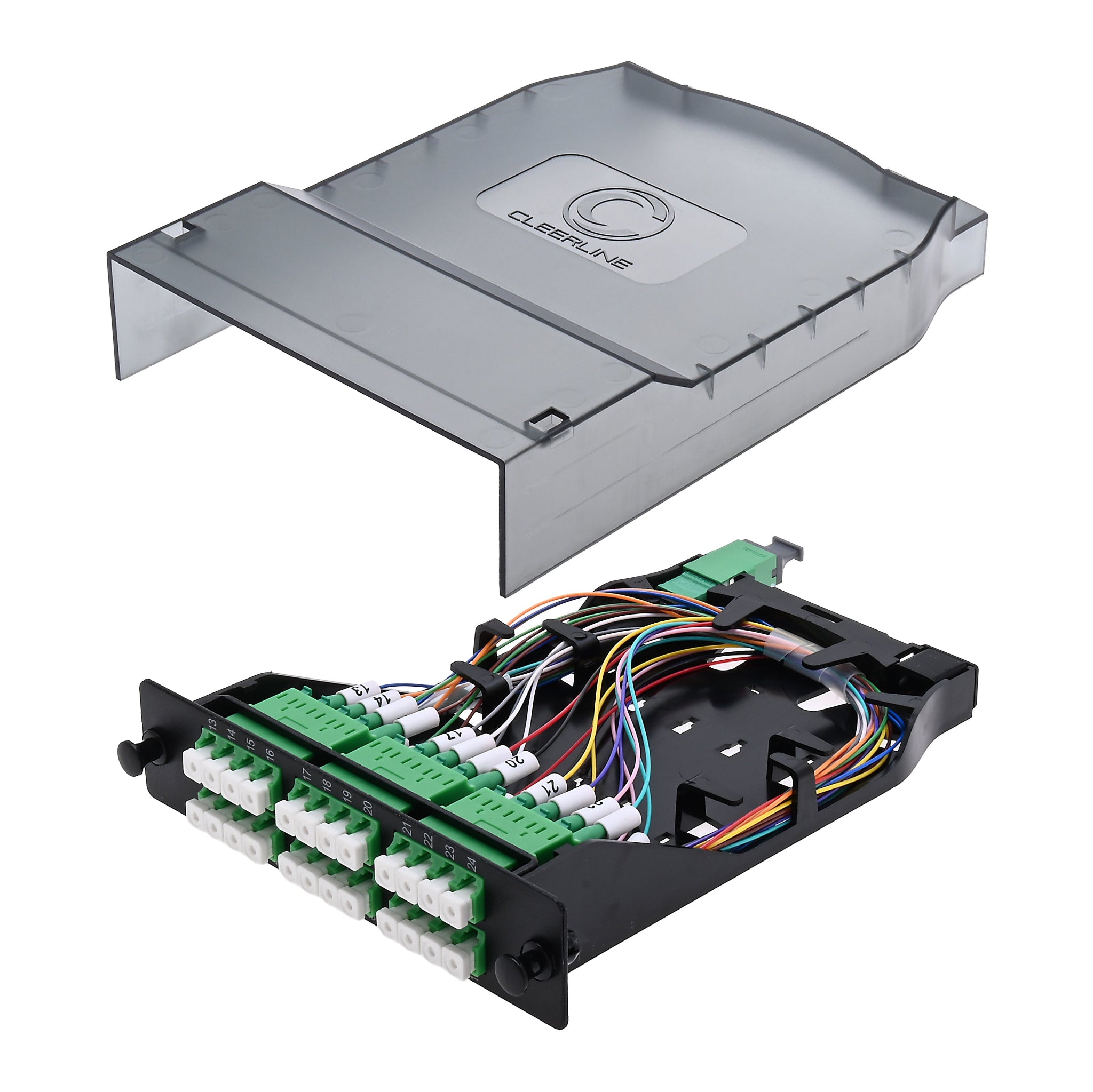 LGX Splice Cassette - 1x24 MTP/MPO APC to LC APC – Cleerline