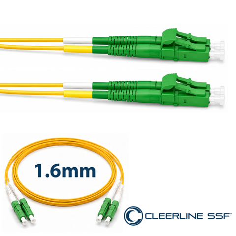 LC APC to LC APC Duplex 1.6mm Patch Cables - SSF