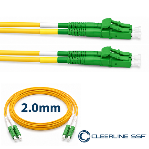LC APC to LC APC Duplex 2.0mm Patch Cables - SSF