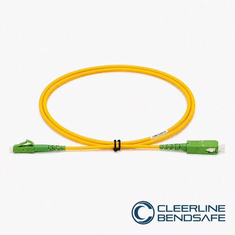 LC APC to SC APC Simplex 2.0mm Patch Cables - BendSafe
