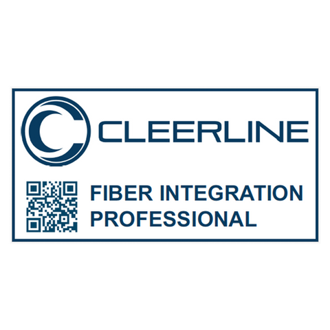 Cleerline Fiber Integration Professional Sticker