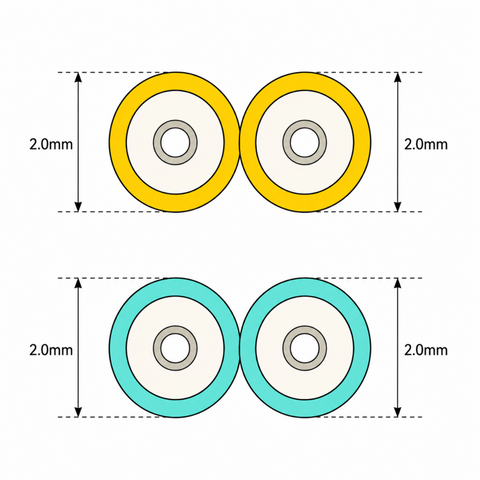 LC to SC Duplex 2.0mm Patch Cables - BendSafe
