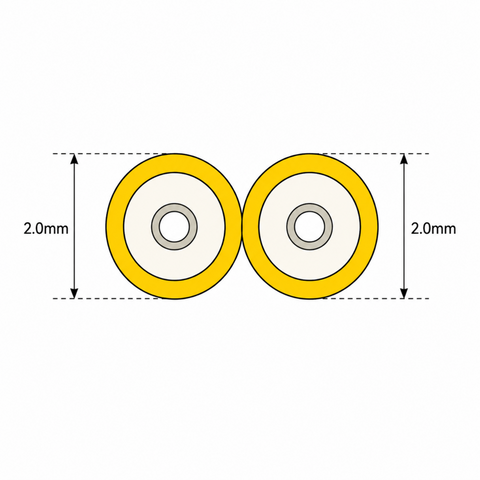 LC APC to LC APC Duplex 2.0mm Patch Cables - BendSafe