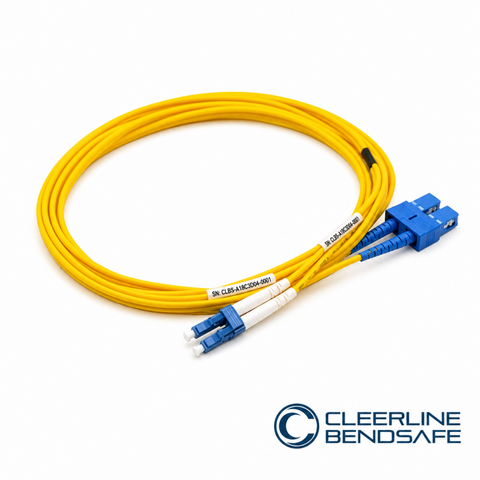 LC to SC Duplex 2.0mm Patch Cables - BendSafe