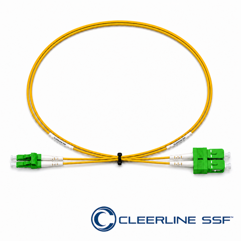 LC APC to SC APC Duplex 1.2mm Patch Cables - SSF