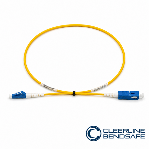 LC to SC Simplex 1.6mm Patch Cables - BendSafe