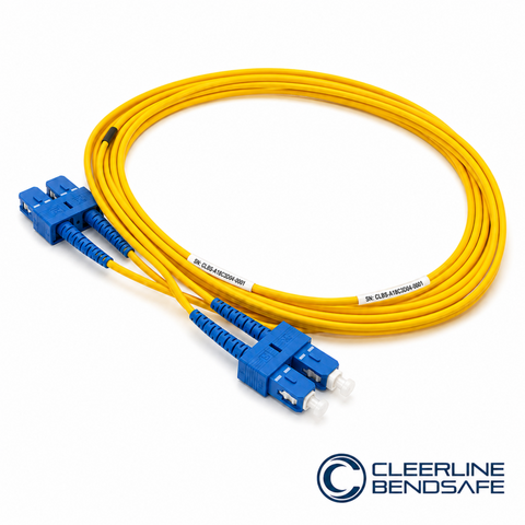 SC to SC Duplex 2.0mm Patch Cables - BendSafe