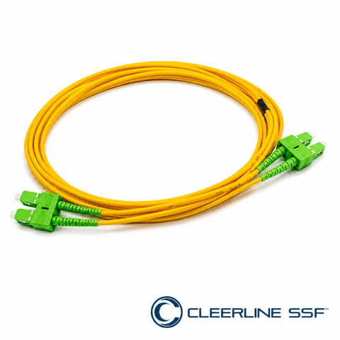 SC APC to SC APC Duplex 1.6mm Patch Cables - SSF