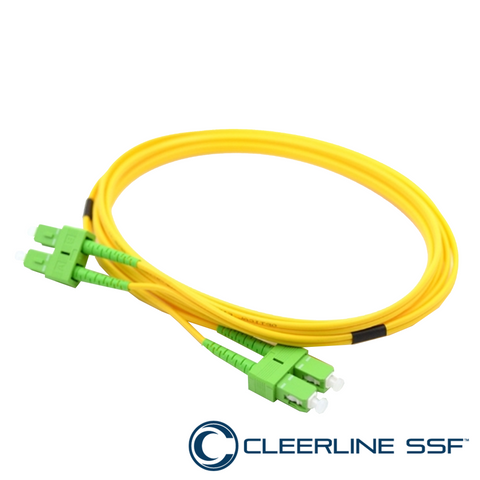 SC APC to SC APC Duplex 2.0mm Patch Cables - SSF