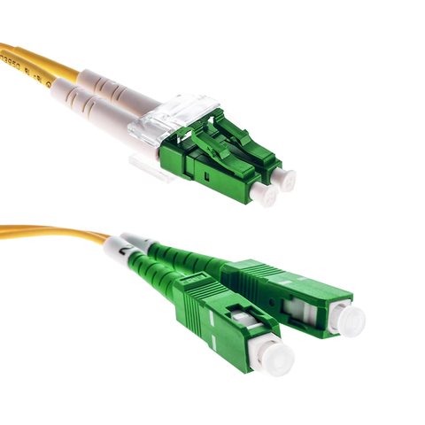 LC APC to SC APC Duplex 3.0mm Patch Cables - BendSafe