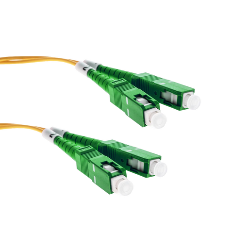 SC APC to SC APC Duplex 3.0mm Patch Cables - BendSafe