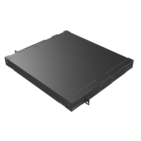 Fiber Enclosure - 1RU Rack-Mount for 3 LGX Panels