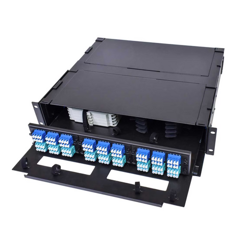 Fiber Enclosure - 2RU Rack-Mount for 6 LGX Panels