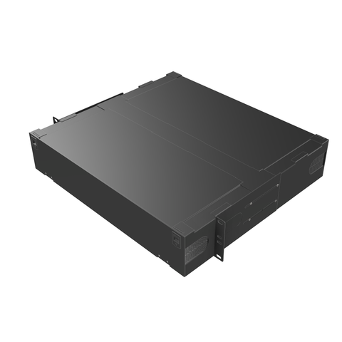 Fiber Enclosure - 2RU Rack-Mount for 6 LGX Panels