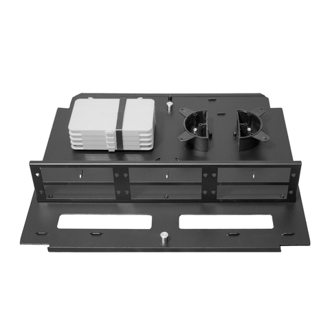 Fiber Enclosure - 2RU Rack-Mount for 6 LGX Panels