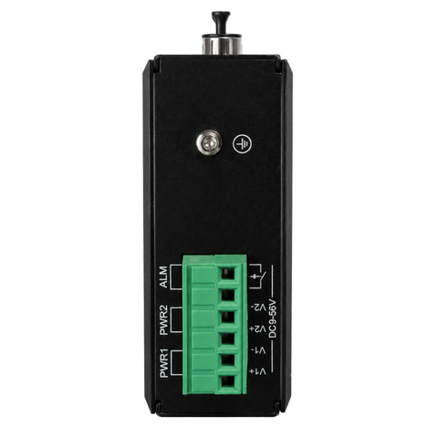 1G Industrial Fiber-Enabled Network Switch - 2 SFP x 4 RJ45 with PoE+