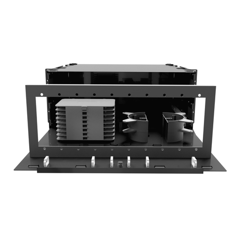 Fiber Enclosure - 4RU Rack-Mount for 12 LGX Panels