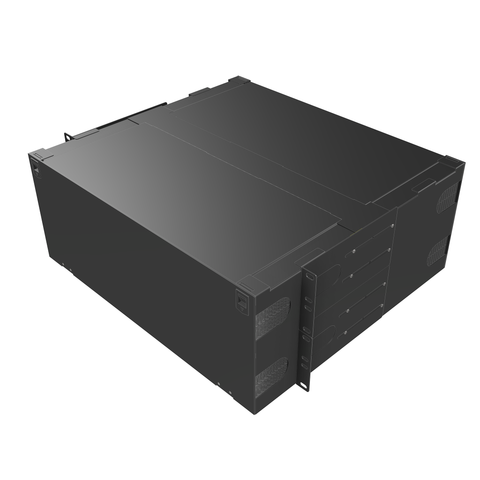 Fiber Enclosure - 4RU Rack-Mount for 12 LGX Panels