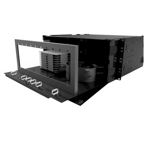 Fiber Enclosure - 4RU Rack-Mount for 12 LGX Panels