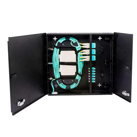 Fiber Enclosure - Metal Wall-Mount for 4 LGX Panels