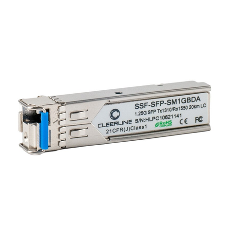 Fiber Transceiver - 1G BiDi SFP 1310/1550nm 20km Simplex LC