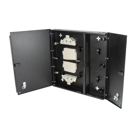 Fiber Enclosure - Metal Wall-Mount for 2 LGX Panels