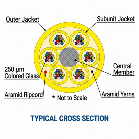 Micro-Distribution Single-Mode Cable - SSF